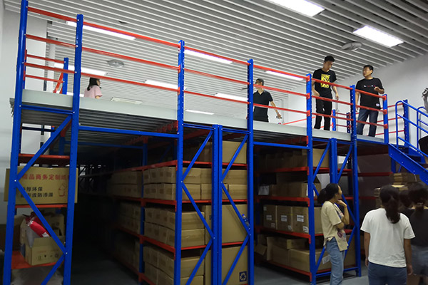 西安閣樓平臺貨架項目案例